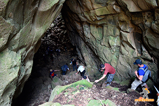 Caverna los Tajos Mixtlán Jalisco De Mochilazo